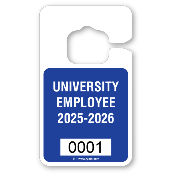 R-01 Vertical Hang Tag