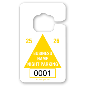 R-13 Vertical Hang Tag