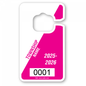 R-23 Vertical Hang Tag