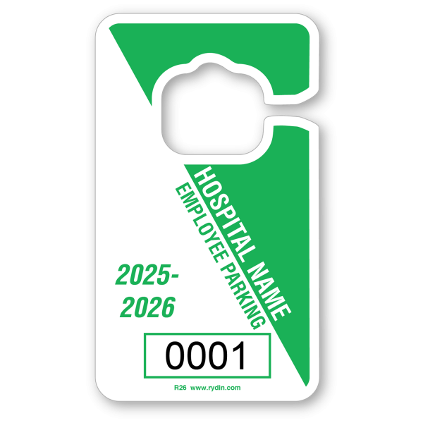 R-26 Vertical Hang Tag