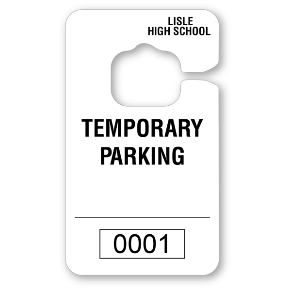 T-02 Temporary Hang Tag