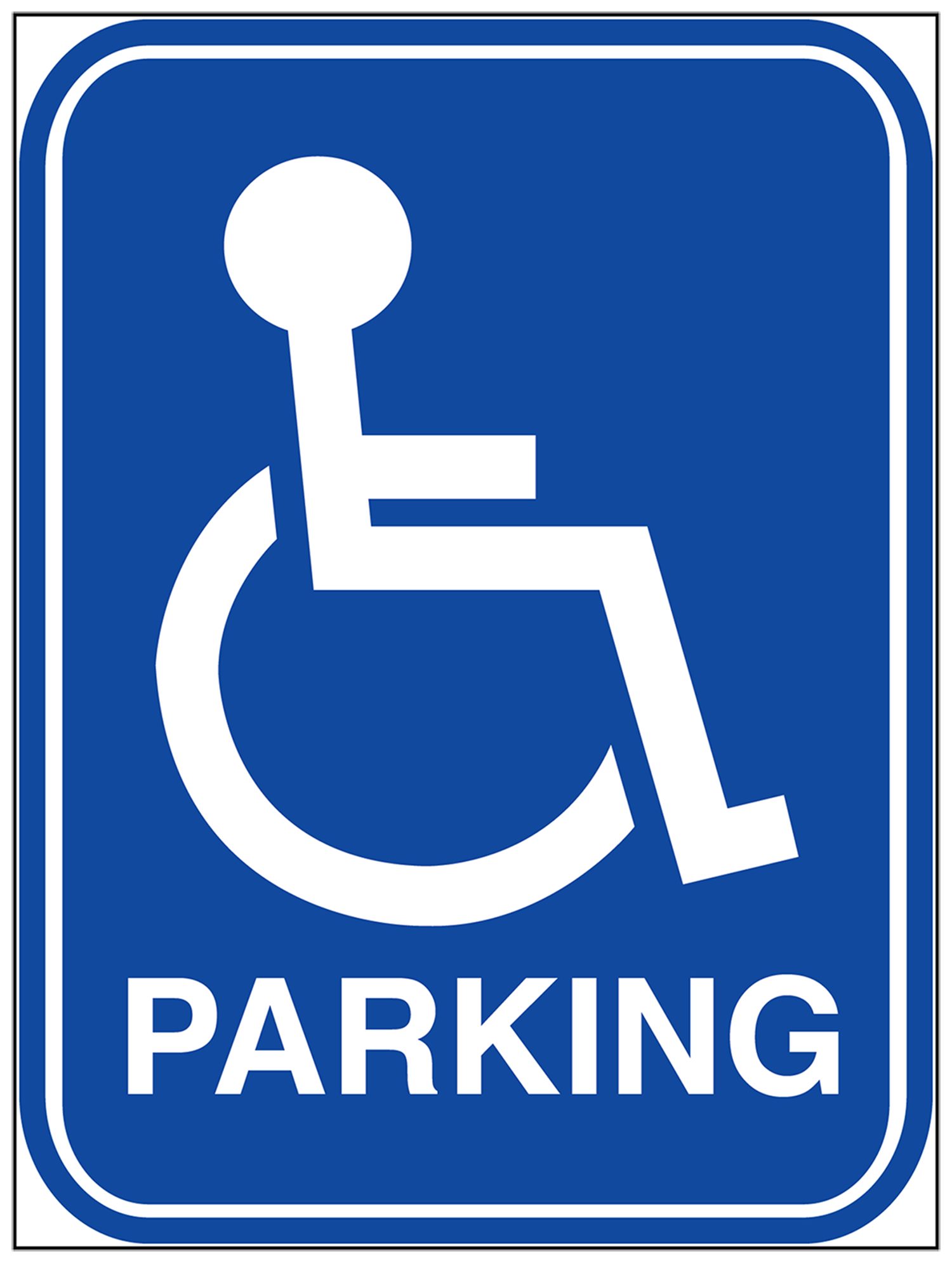 Handicap Parking Sign (TS1218-05) - rydin.com