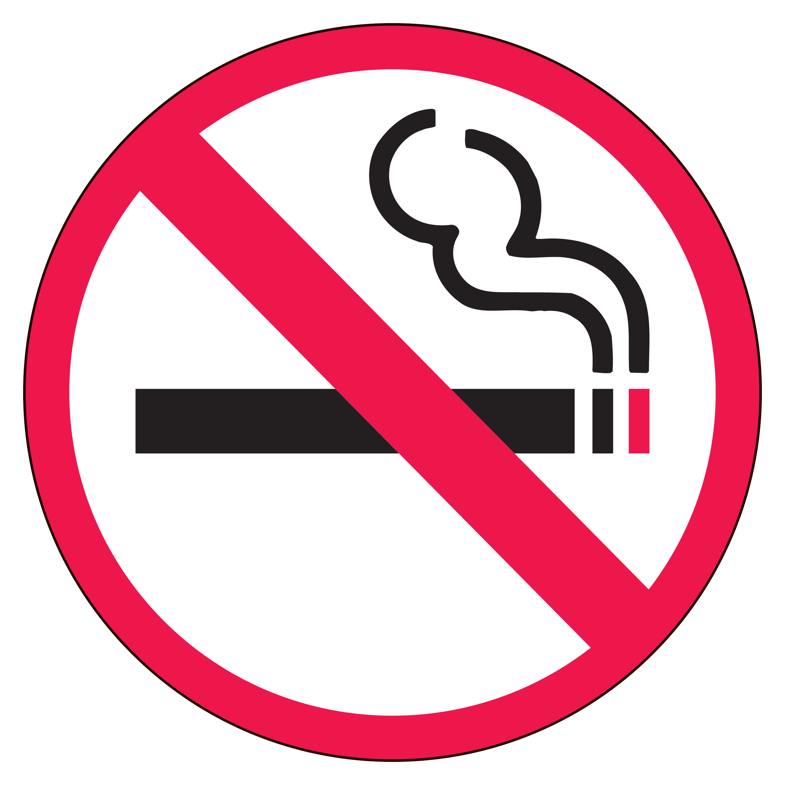 No Smoking Decals