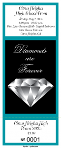 Diamond Ticket Design