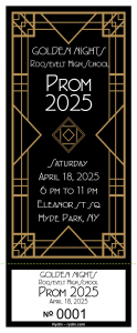 Great Gatsby Ticket Design