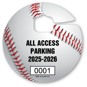 M-902 Baseball Mascot Hang Tag