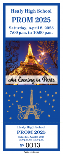 Paris Ticket Design