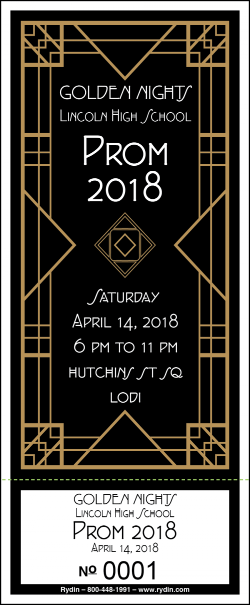 and Prom Tickets