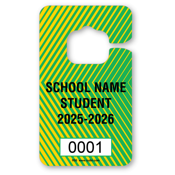 R-55 Vertical Name Tag