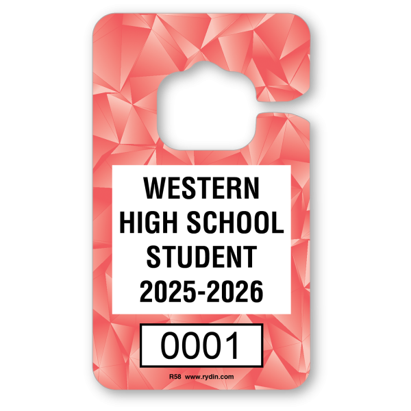 R-58 1c Vertical Hang Tag