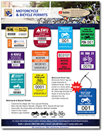 Motorcycle and Bike Permits and decals