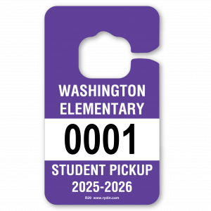 Student Pickup Hangtag