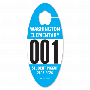 Surfboard Student Pickup Hangtag