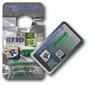 Rydin and Tres RFID Hang Tag and Decal