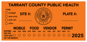 Public Health Food & Vendor Municipal Permit Needs