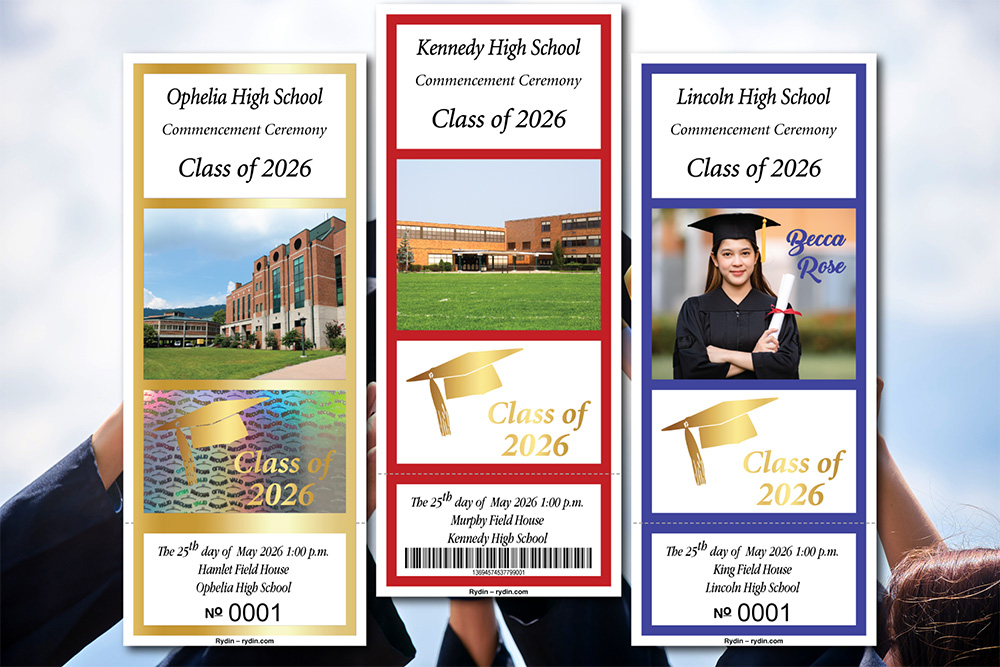 Custom Graduation Tickets