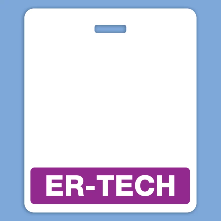 ID Badge Buddy ER tech badge