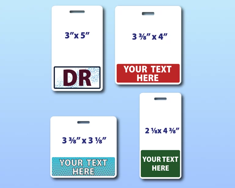 ID Badge Buddy sizes