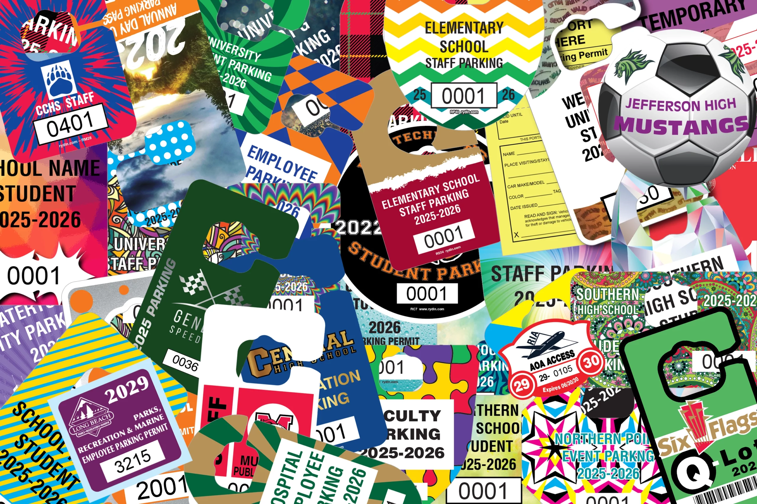 Hang Tags vs Decals collage