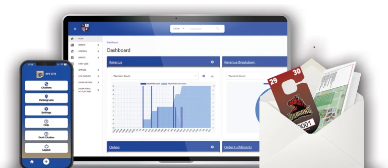 Rydin PermitExpress mobile and online tools with distribution envelope