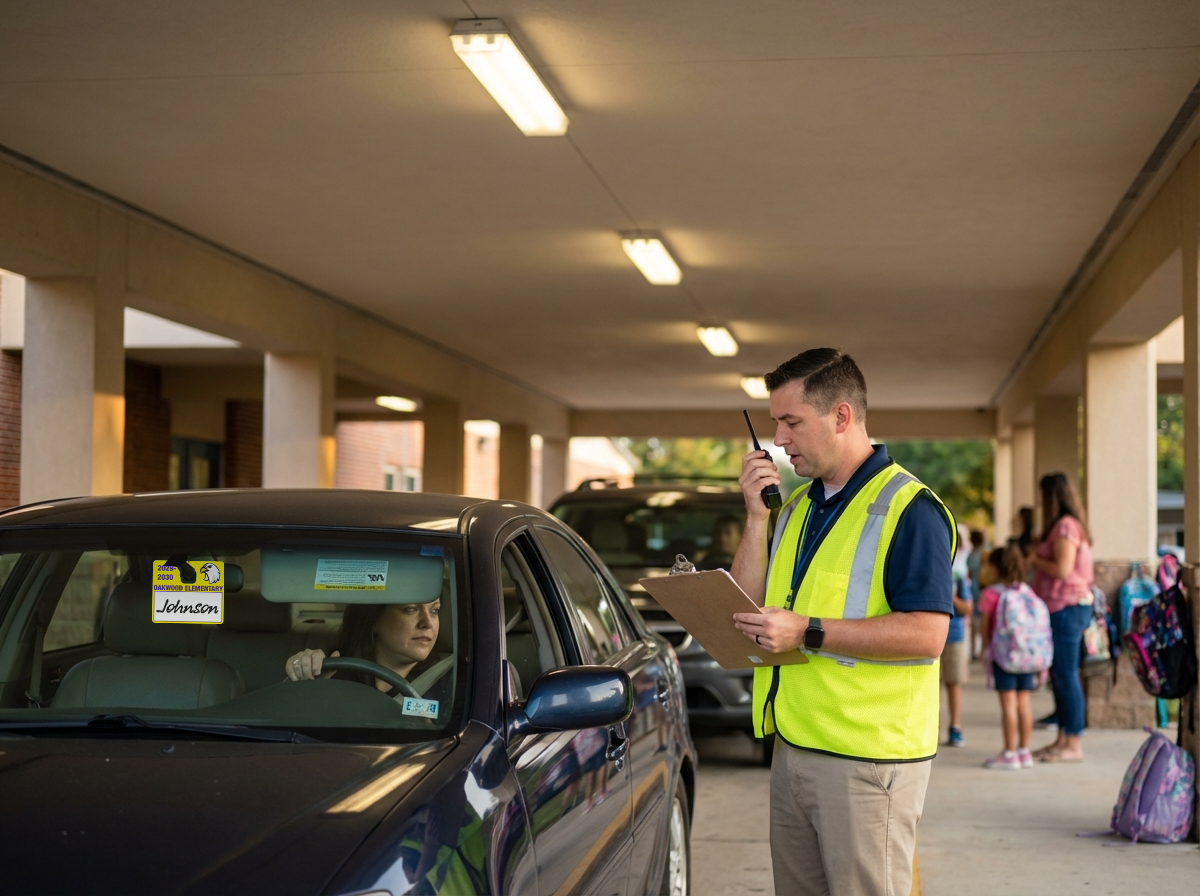 School Dismissal Safety Line