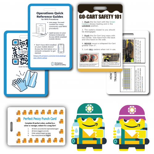 Amazon WorkingWell Safety Card Product Examples
